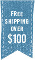 Free shipping on Chloe and Isabel orders over one hundred dollars!
