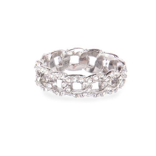 Pavé Link Stack Ring **Ships between 12/5 and 12/15 on a white background