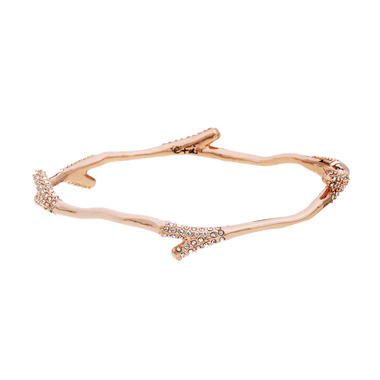 Pavé Branch Bangle on a white background