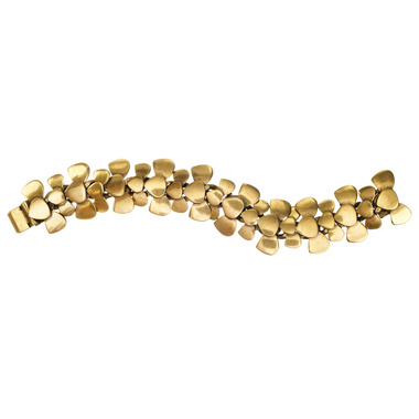 Metal Scales Flex Bracelet on a white background