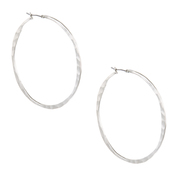 Sculpted Metal Hoops