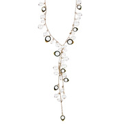 Lotus Pearl Y Necklace