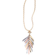 Fringe Stick Pendant Necklace