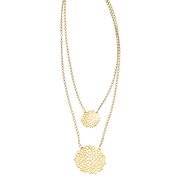 Double Layer Pom Pom Necklace