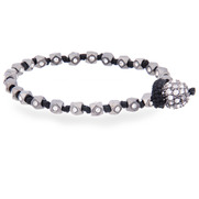 Deconstructed Stone + Thread Wrap Bracelet