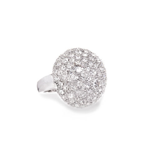 Half Dome Pave Ring