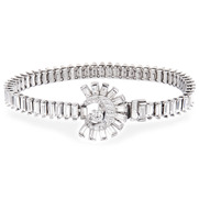 Deco Baguette Tennis Bracelet