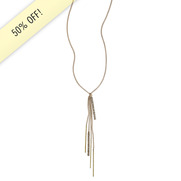 Pave Stick Y Necklace