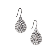 Pave Teardrop Earrings