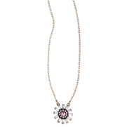 Baguette Flower Pendant