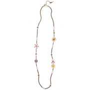 Pearl + Charm Station Necklace