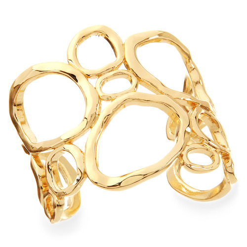 Organic Open Links Cuff on a white background