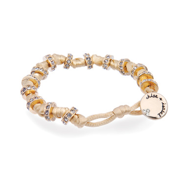 Knots + Bolts Wrap Bracelet on a white background