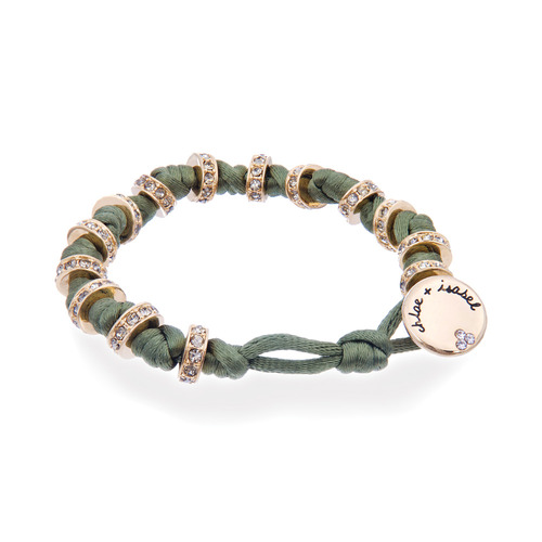 Knots + Bolts Wrap Bracelet on a white background