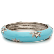 Enamel + Crystal Bangle