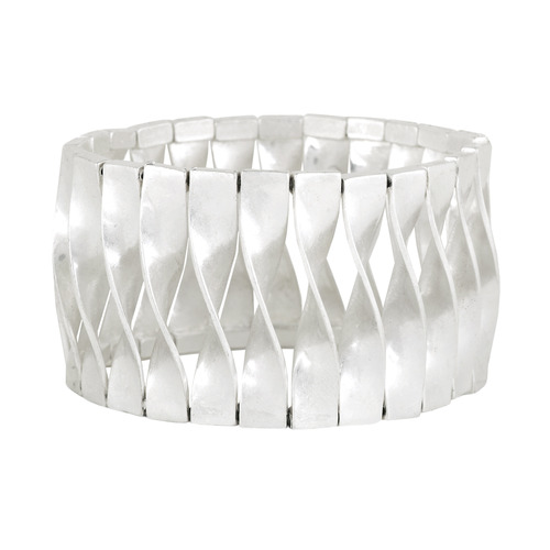 Metal Twist Stretch Bracelet