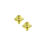 Round Crystal Stud Earrings