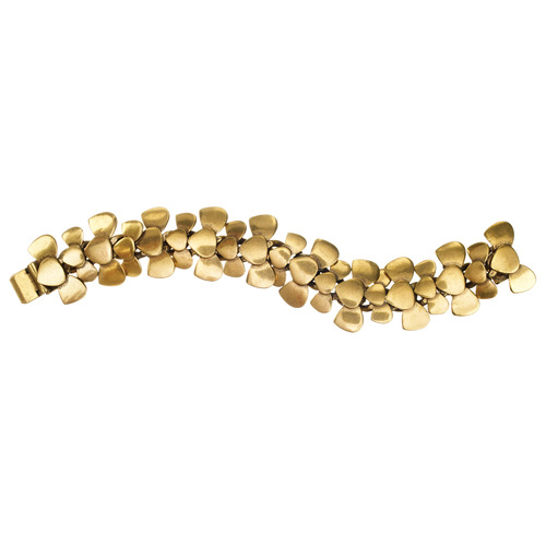 Metal Scales Flex Bracelet on a white background
