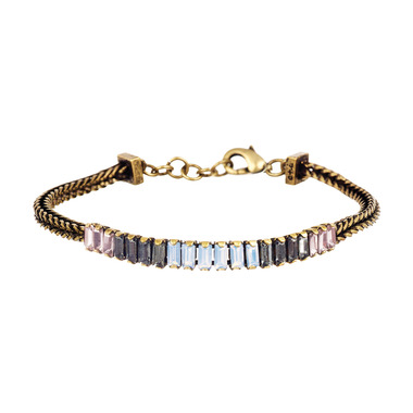 Crystal Chain Bracelet on a white background
