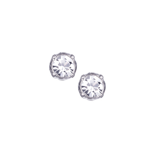 Vintage-inspired Brilliant Crystal Studs on a white background
