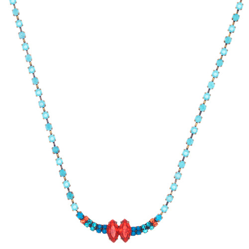 Petite Marquis Stone Collar Necklace on a white background