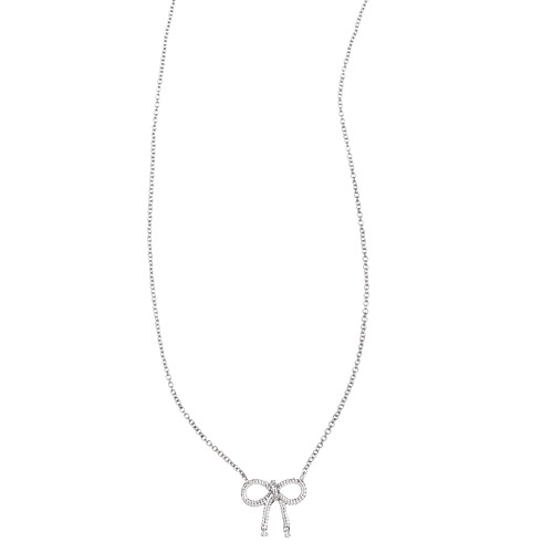 "Forget Me Knot" Sterling Pendant on a white background