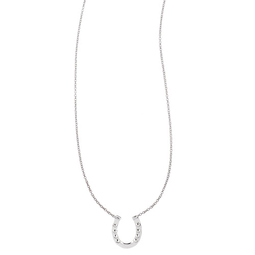 "Best of Luck" Sterling Pendant on a white background