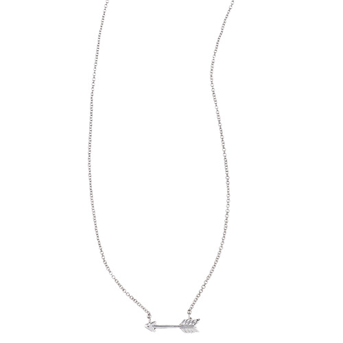"Straight Shooter" Sterling Pendant  on a white background
