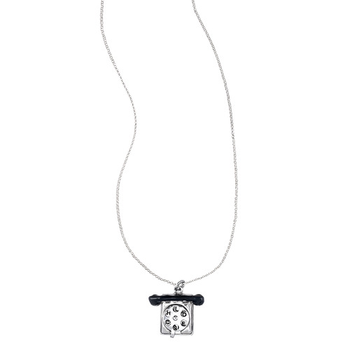 "Call Me Old Fashioned" Charm Pendant on a white background