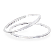 Textured Sculpted Bangle Set