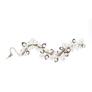 Lotus Pearl Cluster Bracelet