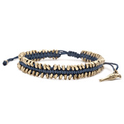 Deconstructed Zipper + Knot Bracelet