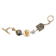 Multi Charm Toggle Bracelet