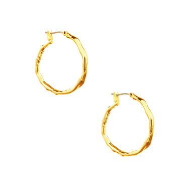 Organic Hoop Earrings